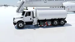 International Airport Fuel Truck 3500 gal Low-poly Low-poly 3D model