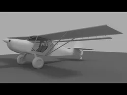 Kitfox Series 5 Low-poly 3D model
