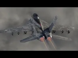 McDonnell Douglas F-18 Super Hornet Low-poly 3D model