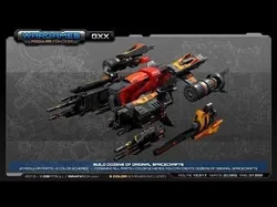 MODULAR SF Fighters GXX Low-poly 3D model
