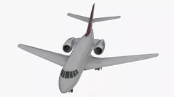 private aviation jet 3D model