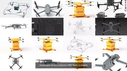 Quadcopter Drone Collection PBR Pack