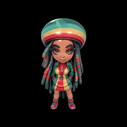 Rasta Rhythm Girl – CA0120