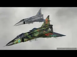 Saab JAS-37 Viggen Low-poly 3D model