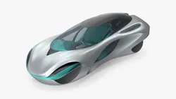 Sci-Fi Hover Car Taihoo 3D model