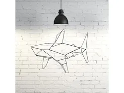 Shark Wall Sculpture  2D