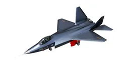 Shenyang J-31 Chinese strike fighter Low-poly 3D model