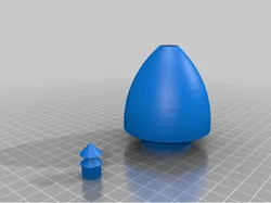 spin top with tip
