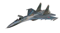 Sukhoi Su-27 Low-poly 3D model
