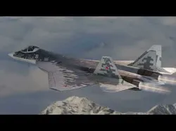 Sukhoi SU-57 Felon Low-poly 3D model