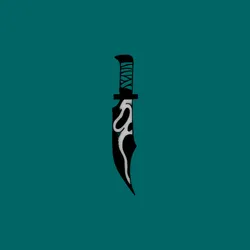 Tribal Display Knife Inspired in Scream