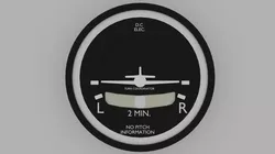 Turn coordinator 3D model