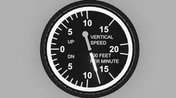 Vertical Speed Indicator 3D model