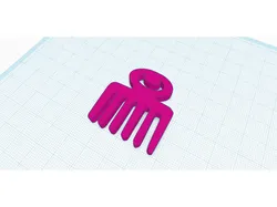 Adinkra Symbol from Ghana: DUAFE - Beauty, Feminine Qualities