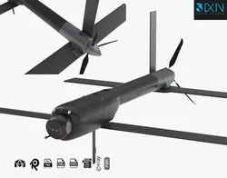 AeroVironment Switchblade 600 Predator Drone Missile 3D model