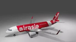 Air Asia Airbus a320neo 3d model Low-poly 3D model