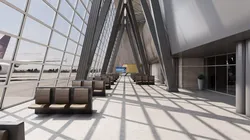 Airport Low-poly 3D model
