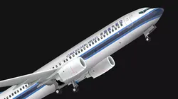 Boeing  737-800 China Southern Airlines Low-poly 3D model