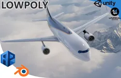 Boeing 767-34AF UPS Low-poly 3D model
