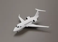 Bombardier Challenger 650 3D model