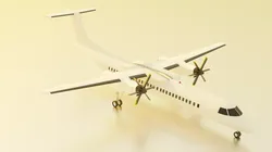 Bombardier Dash-8 Q400 3D model