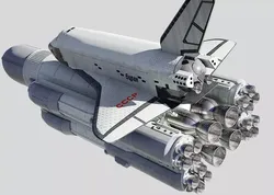 Buran space shuttle 3D model