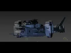 CH53X VTOL Low-poly 3D model