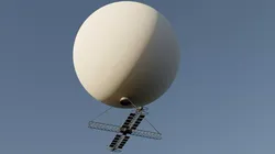 Chinese spy balloon Low-poly 3D model