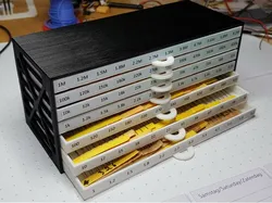 Customizable Remix of Resistor Storage Drawers