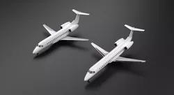 Embraer E135 E145  3D model