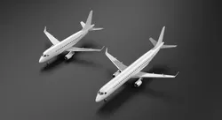 Embraer E170 - E195 Family 3D model