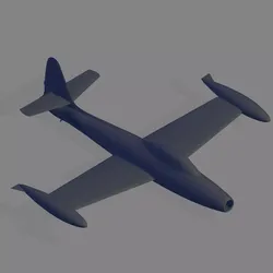 F-84G-21-RE Thunderjet 3D model
