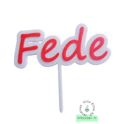 Fede Cake Topper