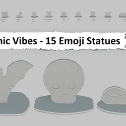 Gothic Vibes Pack Emoji Statues