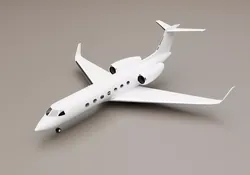 Gulfstream G550 3D model