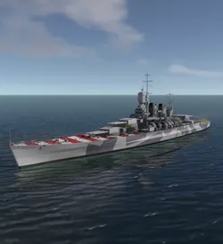 ITALIAN BATTLESHIP ROMA 3D MODEL 3D model