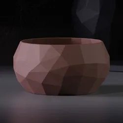 Low-poly planter