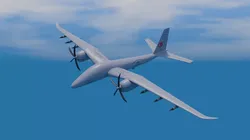 military drone Low-poly 3D model