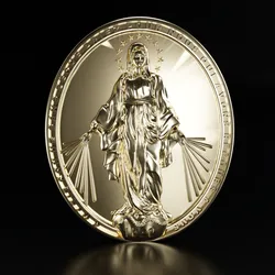 Miraculous Virgin Mary Medal - 3D Printable Jewelry Model