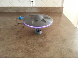 Model UFO with LED lighting