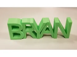 Name Plaque (Bryan)
