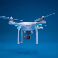 quadrocopter drone high detailed 3D model