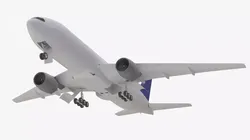 Realistic Boeing 747 3D model