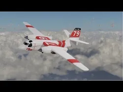 S-2T Cal Fire Bomber 3D model