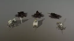 Skyguard area defense system 3D Model Pack