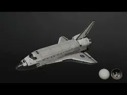 SPACE SHUTTLE Atlantis Exterior Only 3D model