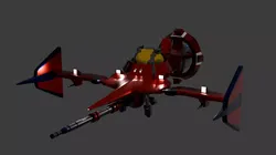 SwordfishII CowboyBebop Stylized Tri1tree Low-poly 3D model