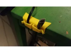 Table Edge Wire Routing Clip