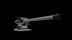 5-inch 50-caliber  US Naval Gun 3D model