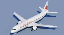 737 400 Air Canada With Interior 3D model